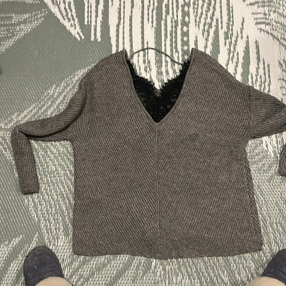 Vero Moda sweater low back with lace detailing Large - Picture 7 of 7